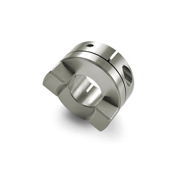 Clamp Oldham Coupling Hub, Bore 10mm, OD 25.4mm, Stainless Steel